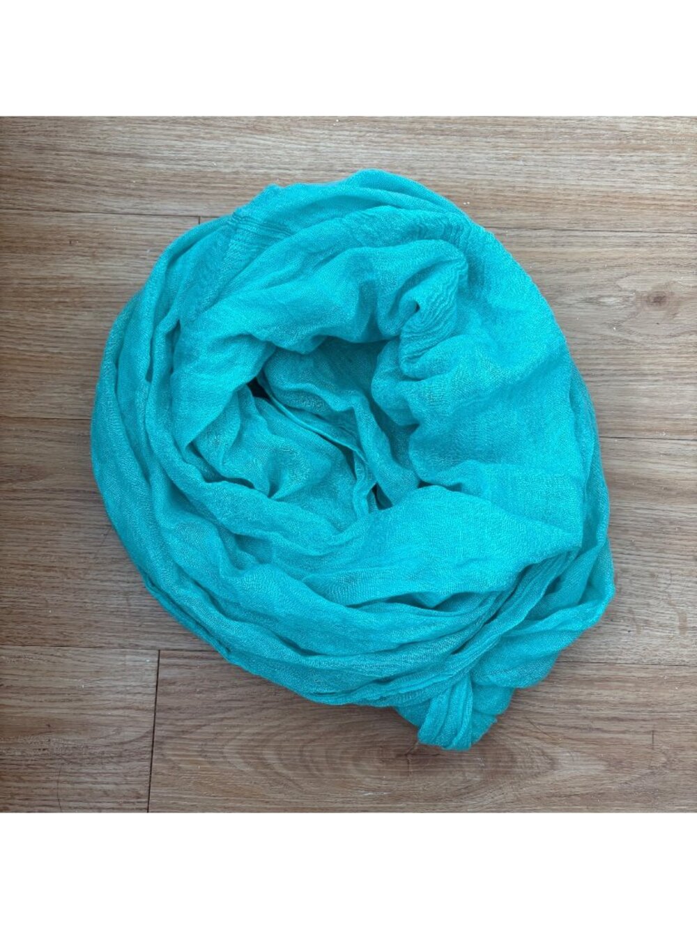 PACSUN Light Knit Wrap Infinity Scarf Teal Blue Green One Size
